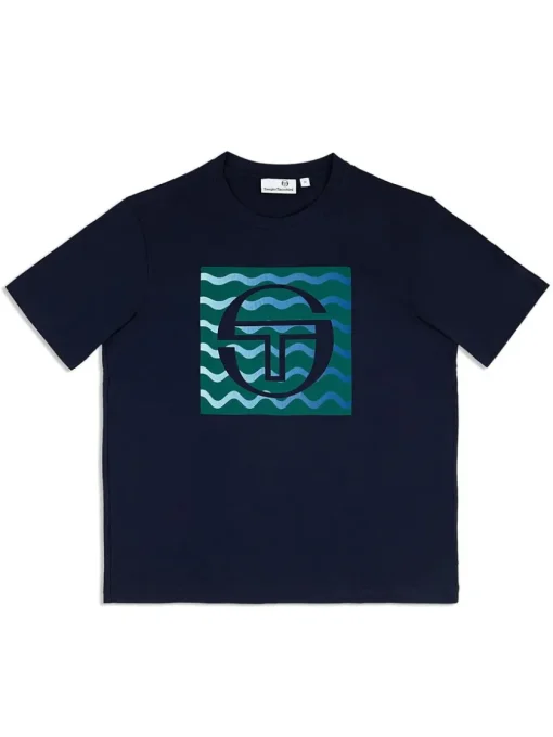 Sergio Tacchini View All<Veloce T-Shirt- Maritime Blue