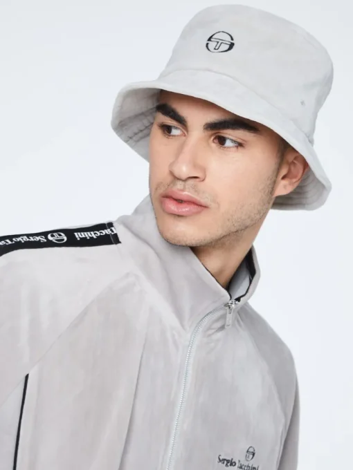 Sergio Tacchini View All<Velour Bucket Hat-Quiet Gray