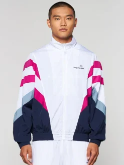 Sergio Tacchini View All<Verona Track Jacket- White/ Multi