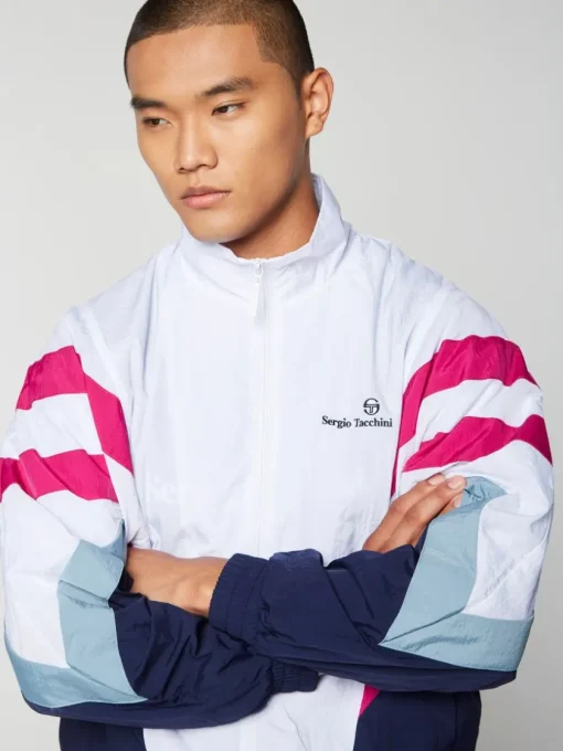 Sergio Tacchini View All<Verona Track Jacket- White/ Multi