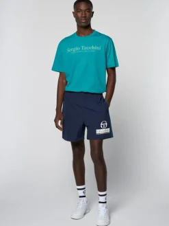 Sergio Tacchini View All<Viva Nylon Short- Maritime Blue