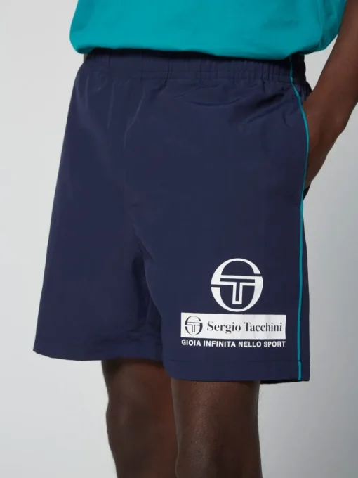 Sergio Tacchini View All<Viva Nylon Short- Maritime Blue