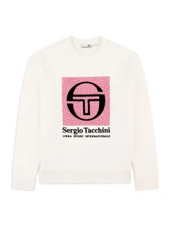 Sergio Tacchini Sweatshirts And Hoodies<Warp Crewneck- Gardenia