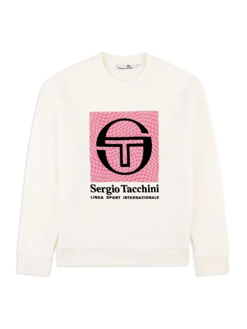 Sergio Tacchini Sweatshirts And Hoodies<Warp Crewneck- Gardenia