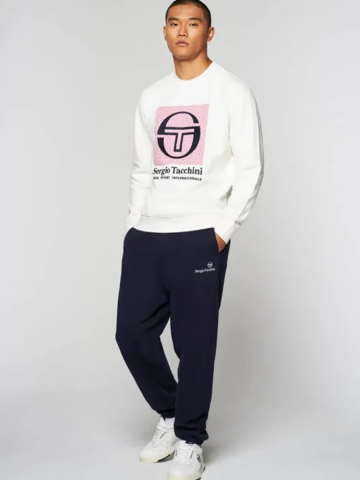 Sergio Tacchini Sweatshirts And Hoodies<Warp Crewneck- Gardenia