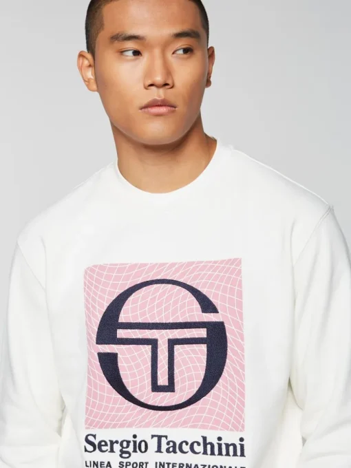 Sergio Tacchini Sweatshirts And Hoodies<Warp Crewneck- Gardenia
