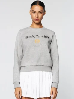 Sergio Tacchini For The Court<Women'S Linea Sport Crewneck- Heather Grey