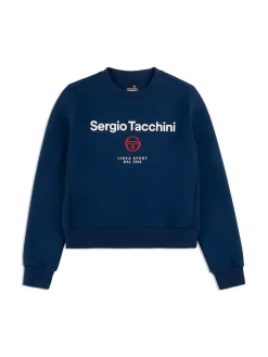 Sergio Tacchini For The Court<Women'S Linea Sport Crewneck- Maritime Blue