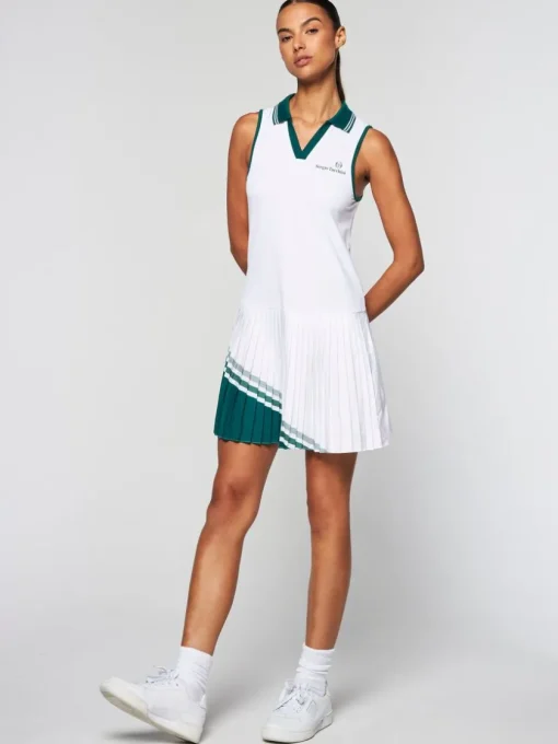 Sergio Tacchini Dresses<Women'S Monza Tennis Dress- Brilliant White