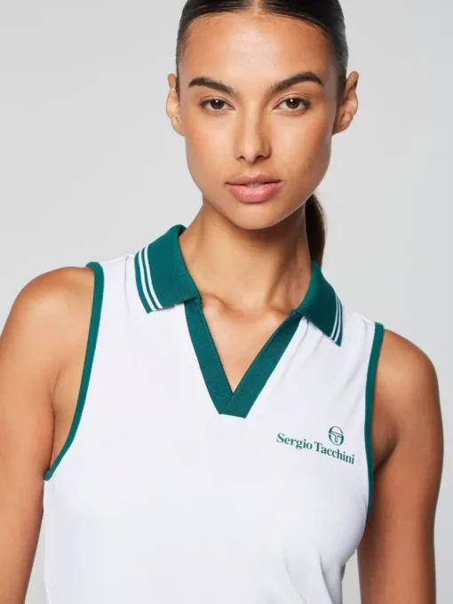 Sergio Tacchini Dresses<Women'S Monza Tennis Dress- Brilliant White