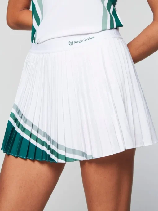 Sergio Tacchini For The Court<Women'S Monza Tennis Skort- Brilliant White