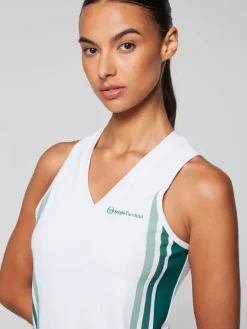 Sergio Tacchini Tops And Sports Bras<Women'S Monza Tennis Tank- Brilliant White