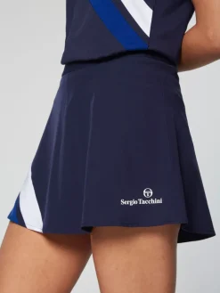 Sergio Tacchini View All<Women'S Ortica Tennis Skort- Maritime Blue