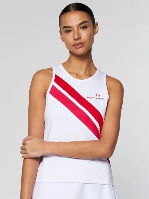 Sergio Tacchini Tops And Sports Bras<Women'S Ortica Tennis Tank- White