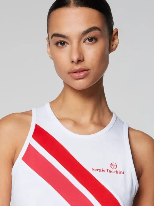 Sergio Tacchini Tops And Sports Bras<Women'S Ortica Tennis Tank- White