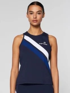 Sergio Tacchini Tops And Sports Bras<Women'S Ortica Tennis Tank- Maritime Blue