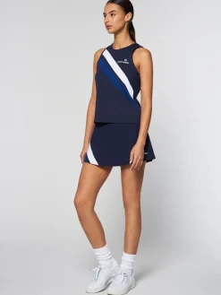 Sergio Tacchini Tops And Sports Bras<Women'S Ortica Tennis Tank- Maritime Blue