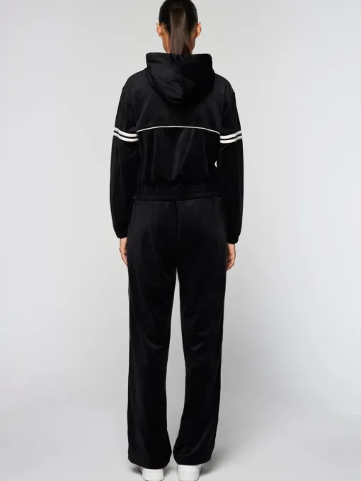Sergio Tacchini Velour<Women'S Scopeto Hoodie- Black Beauty