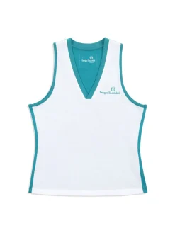 Sergio Tacchini Tops And Sports Bras<Women'S Vigentino Tennis V-Neck Tank Top- White