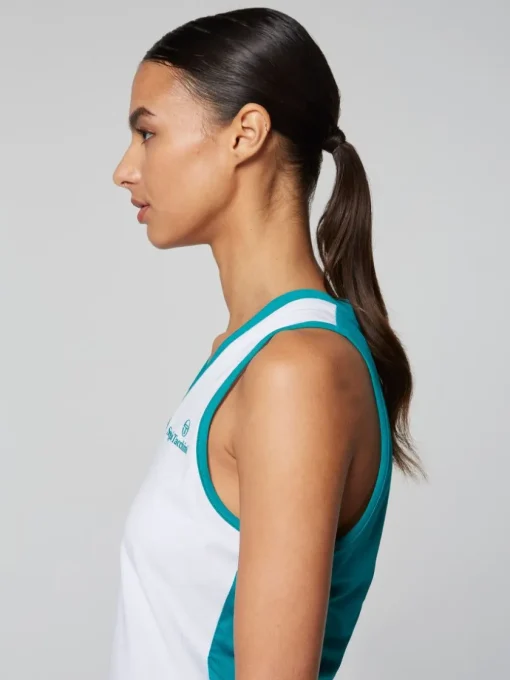 Sergio Tacchini Tops And Sports Bras<Women'S Vigentino Tennis V-Neck Tank Top- White