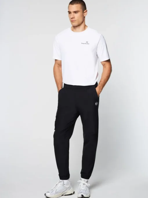 Sergio Tacchini Pants And Sweatpants<Woven Cargo Jogger Pants- Black