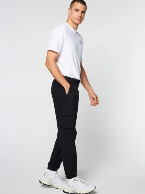 Sergio Tacchini Pants And Sweatpants<Woven Cargo Jogger Pants- Black