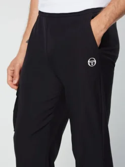 Sergio Tacchini Pants And Sweatpants<Woven Cargo Jogger Pants- Black