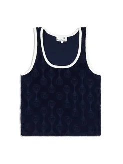 Sergio Tacchini For The Court<Zona Tank- Maritime Blue