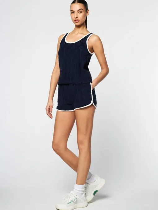 Sergio Tacchini For The Court<Zona Tank- Maritime Blue