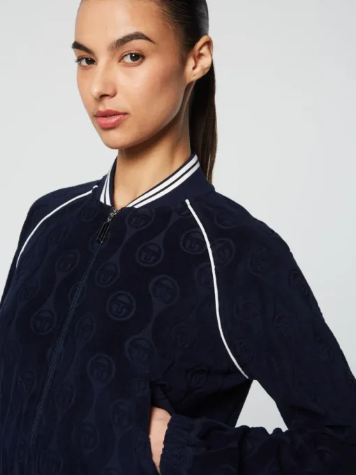 Sergio Tacchini View All<Zona Track Jacket- Maritime Blue